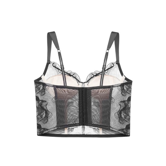 Black Lace Corset - Picture 2 of 11